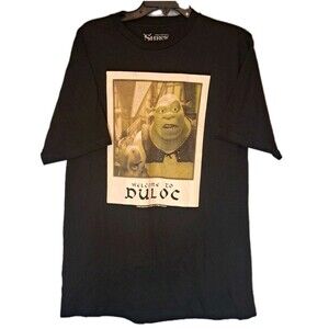 Shrek & Donkey Welcome to Duloc T-Shirt Men's Large NEW Graphic Tee 2020 L